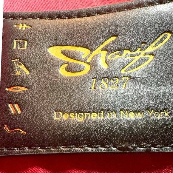 Sharif Legacy Vintage Signature Leather Floral Satchel Everyday Tote Bag - Picture 16 of 16